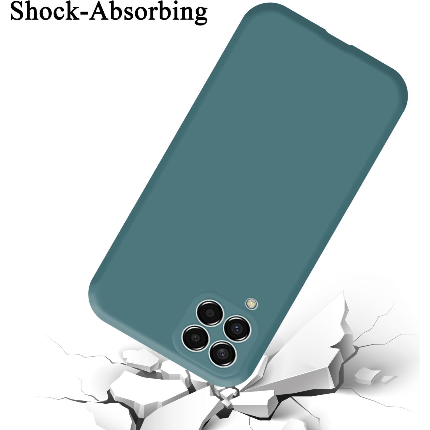 Thumbnail - Cadorabo TPU Liquid Silicone Case Hülle für Samsung Galaxy M33 5G (Samsung Galaxy A33 5G), Smartphone Hülle, Grün