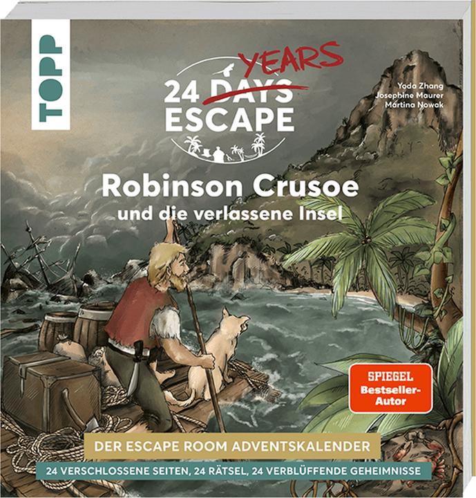 Actual product image 24 days Escape - Daniel Defoes Robinson Crusoe und die verlassene Insel (German, Yoda Zhang, 2023)