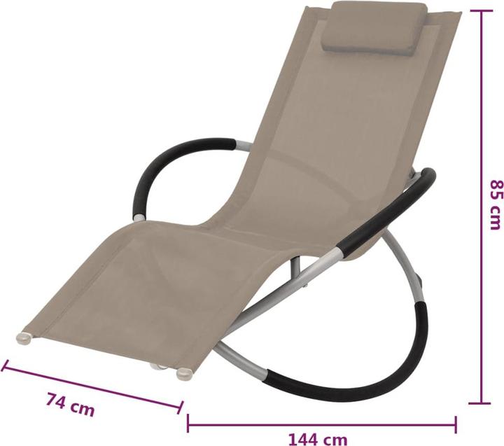 Produktbild vidaXL Sonnenliege (166 cm)