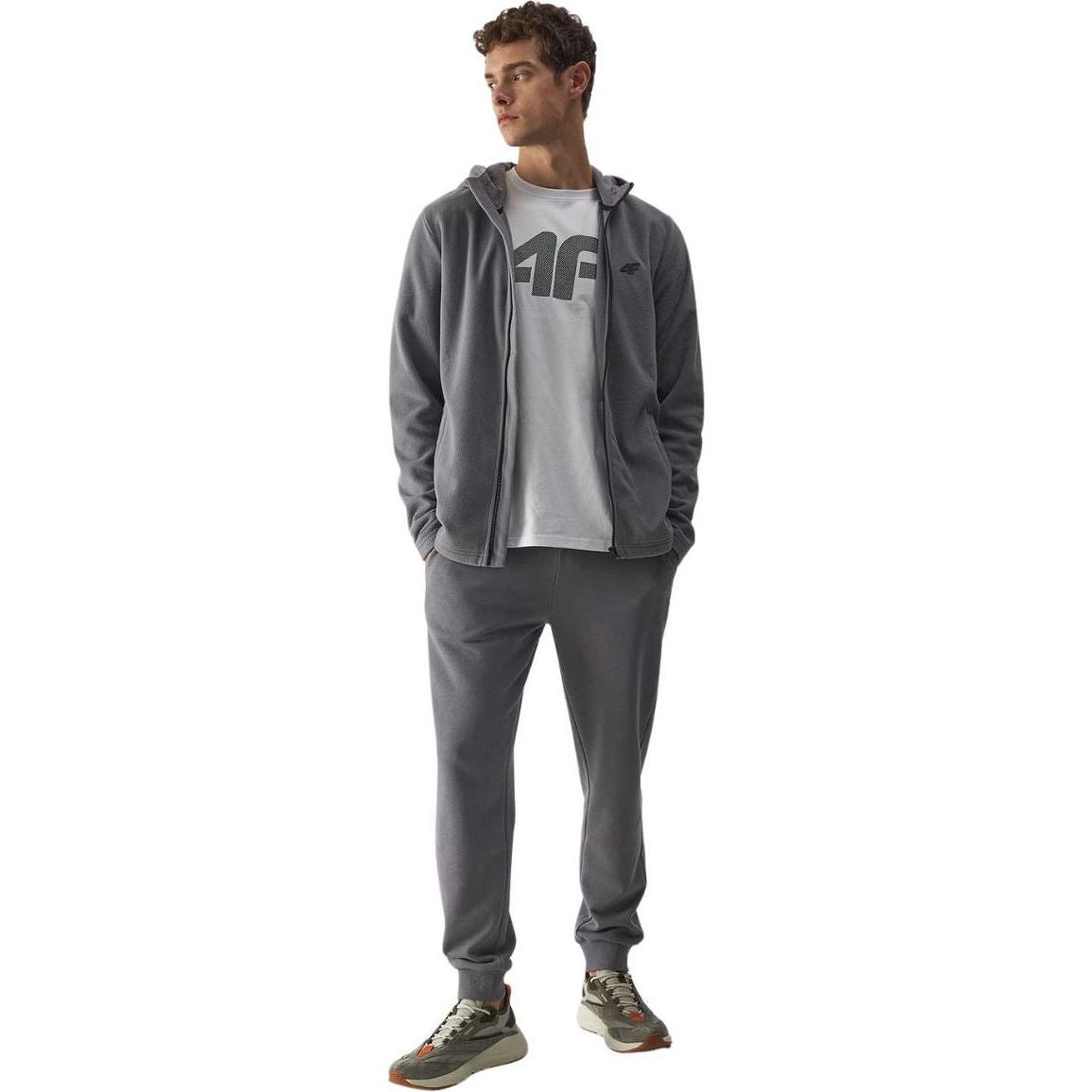 Thumbnail - Procera, Herren, Jacke, Polar męski 4F M290 szary 4FWMM00TFLEM290 25S L (L), Grau, L