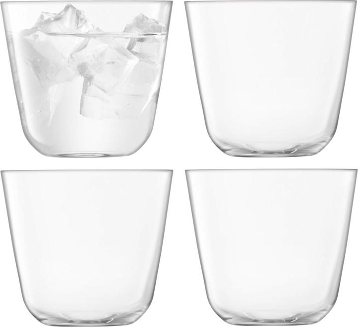 Actual product image LSA Set of 4 Arc Mugs 260ml Clear (0.26 l, 4 x)