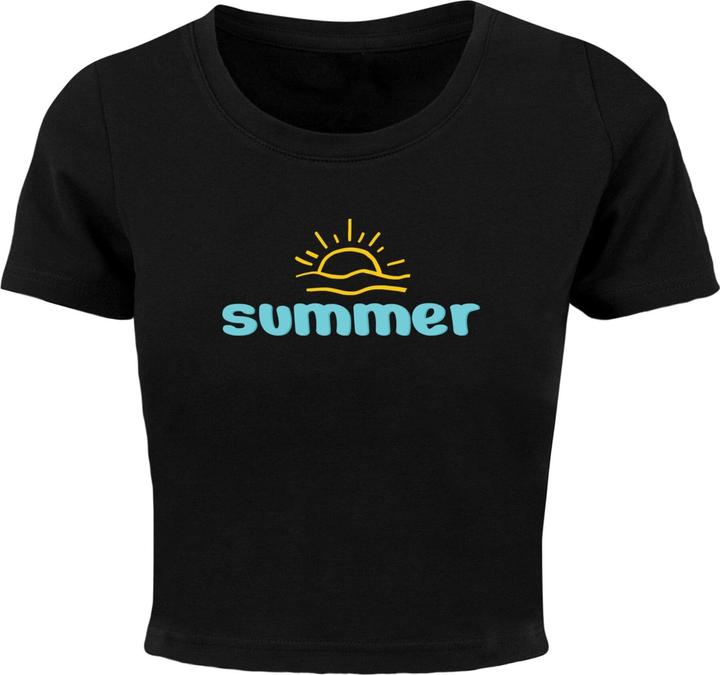 Merchcode Ladies Summer - Sun Cropped Tee - 118781 (S)