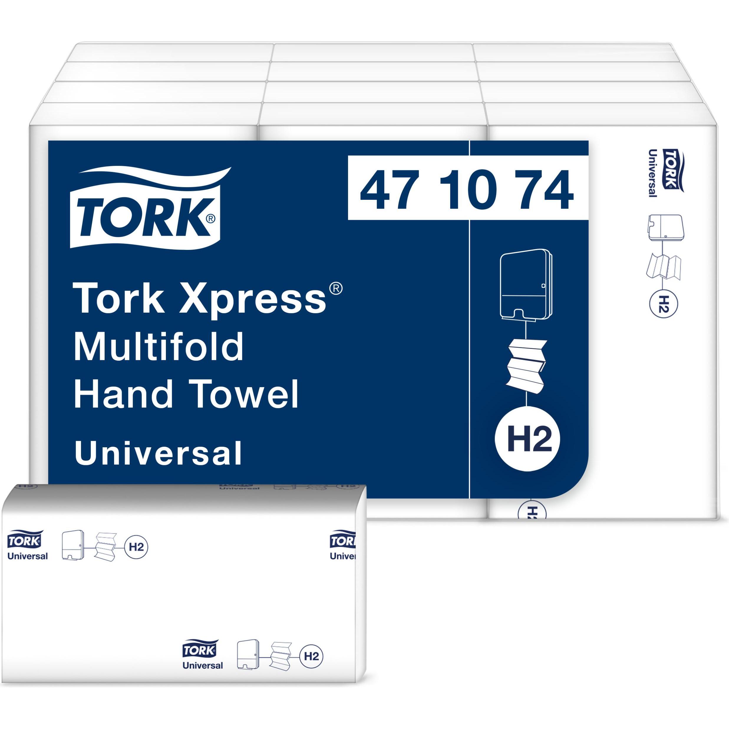 Thumbnail - Tork Multifold Hand Towel White 250x12, Haushaltspapier, Weiss