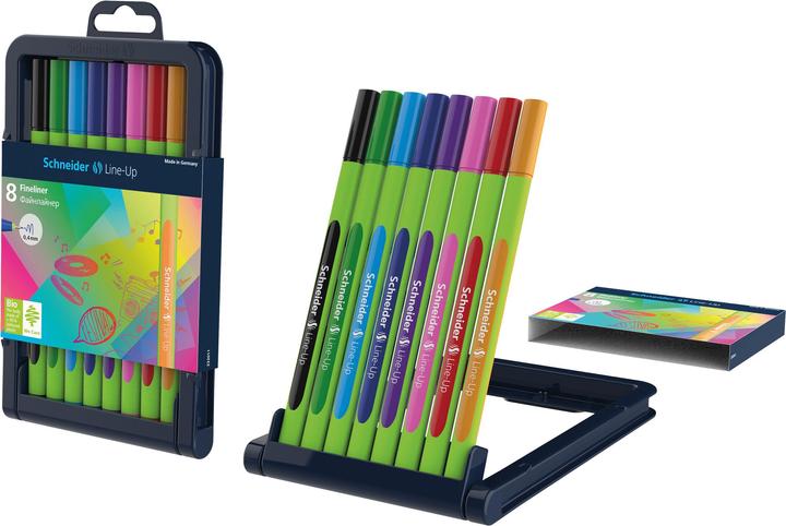 Actual product image Schneider Fineliner Line-Up - case of 8 pcs. (Multicoloured, 8x)