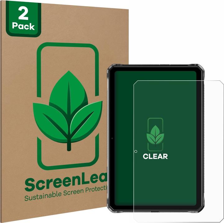 Actual product image ScreenLeaf Protective film sustainable screen protector screen protector film clear transparent (2 pcs., R10)