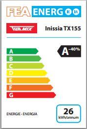 Energie-Label Turmix TX 155 Inissia (NESPRESSO Original)
