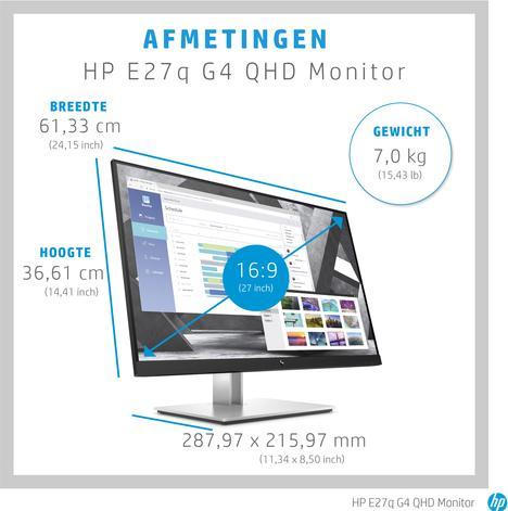 Productafbeelding HP E27Q G4 (2560 x 1440 pixels, 27")