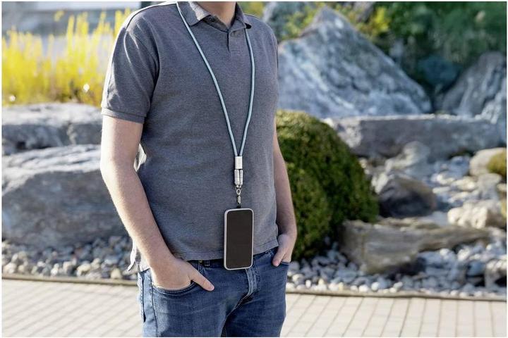 Actual product image Ansmann Lanyard Kabel USB Typ-C zu USB Typ-C 120cm / blau (1.20 m, 60 W)