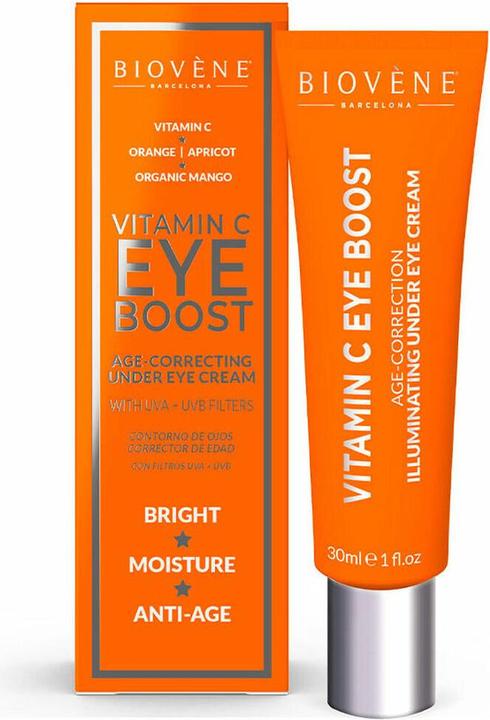Produktbild Biovène Biovena Eye Boost Vitamin C Eye Contour Cream 30ml (Augenpflege Crème, 30 ml, Tag)