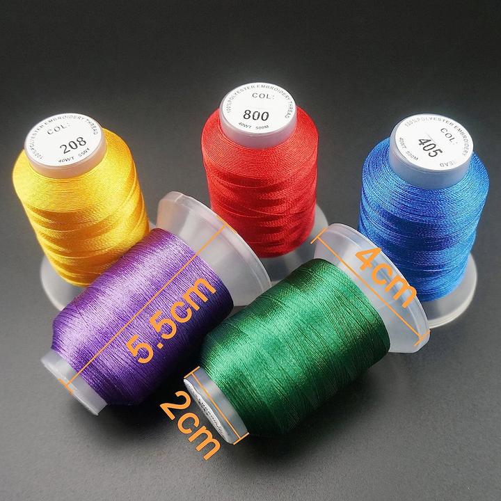 Actual product image New brothread Machine embroidery thread (500 m)