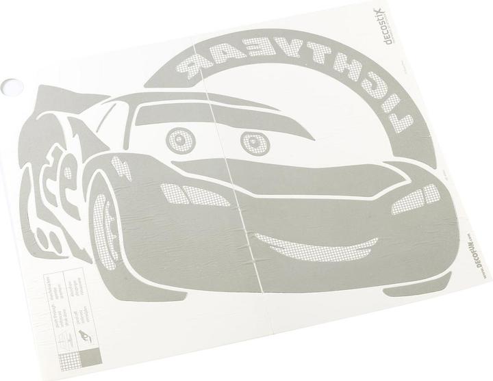 Produktbild Pearl Disney Pixar Cars decostix - 3D-Wandsticker zum Übermalen