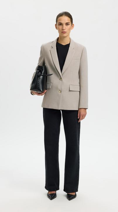 Produktbild Selected Slfrita Ls Classic Blazer Mel Noos (44)