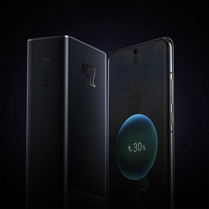 Image du produit Baseus - Power Bank EnerFill FP41 (E0027K00) - Type-C, 2x USB-A, 30000mAh, 22.5W, QC + PD - Noir (30000 mAh, 22.50 W)