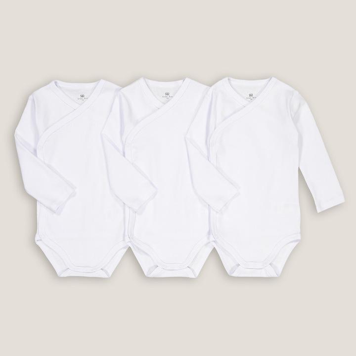 Actual product image La Redoute Collections 3 Pack First Time Bodysuits (68)
