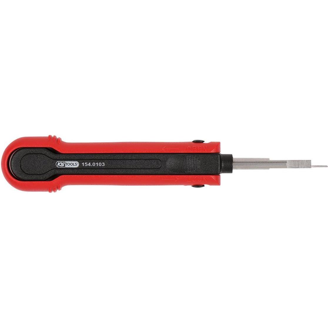 KS Tools, Fahrzeug Werkzeug, Entriegelungswerkzeug für Flachstecker 1,2 mm (KOSTAL MLK)