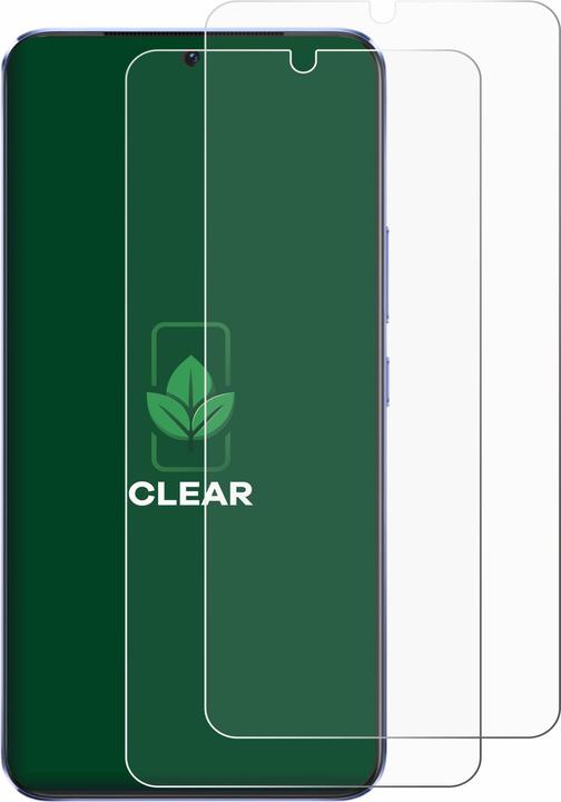 Produktbild ScreenLeaf Schutzfolie nachhaltiger Displayschutz Displayschutzfolie Folie Klar Transparent (2 Stück, vivo V21 5G)