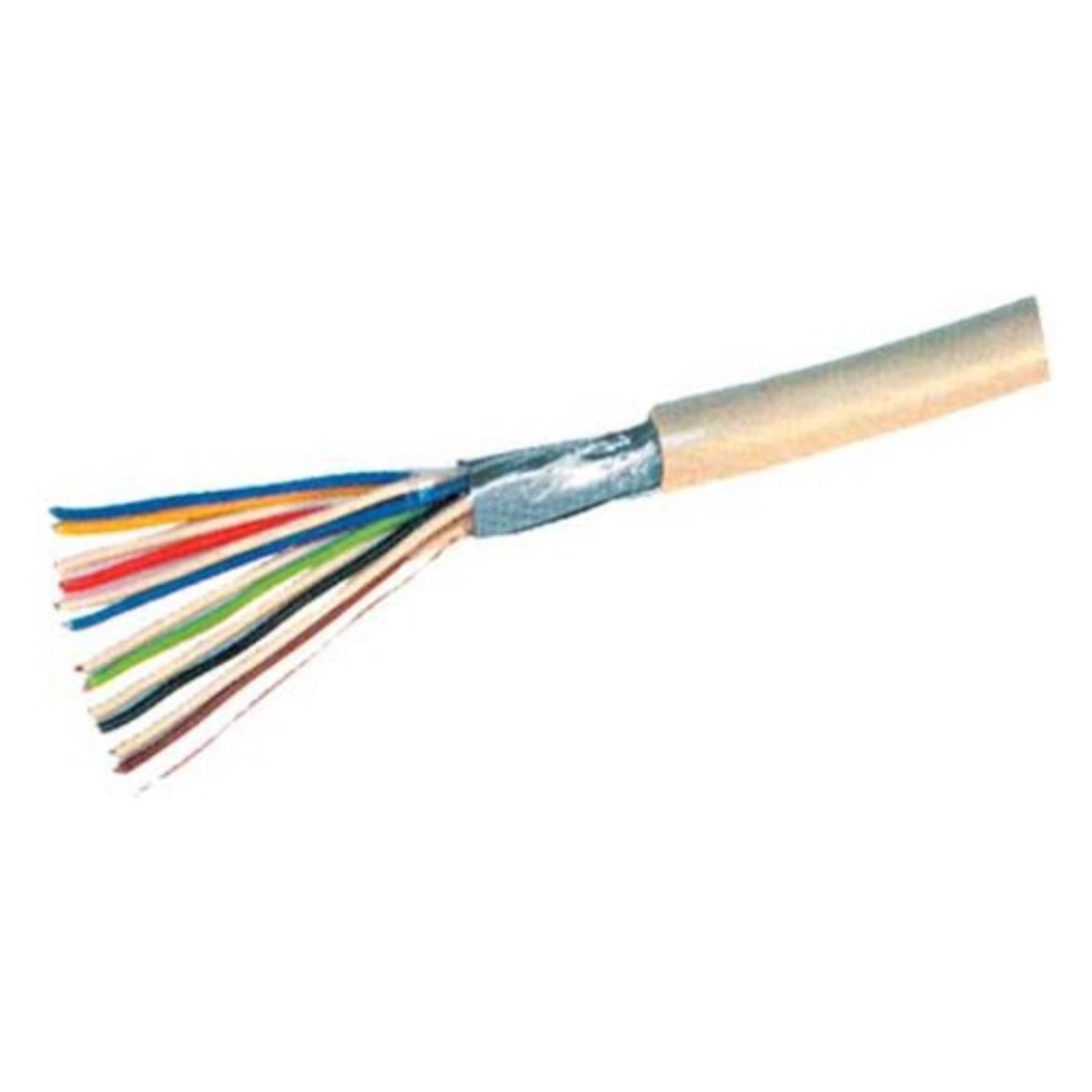 MAS Premium Cavo Telefonico J-Y(ST)Y 4x2x0,8 | 100% Rame OFC | Per Posa Fissa Interna/Esterna | Prodotto In Germania