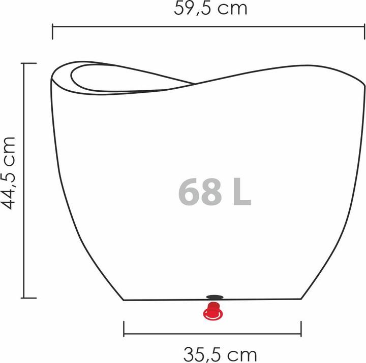 Immagine prodotto Scheurich Globo dell'onda (60 x 44.50 cm)