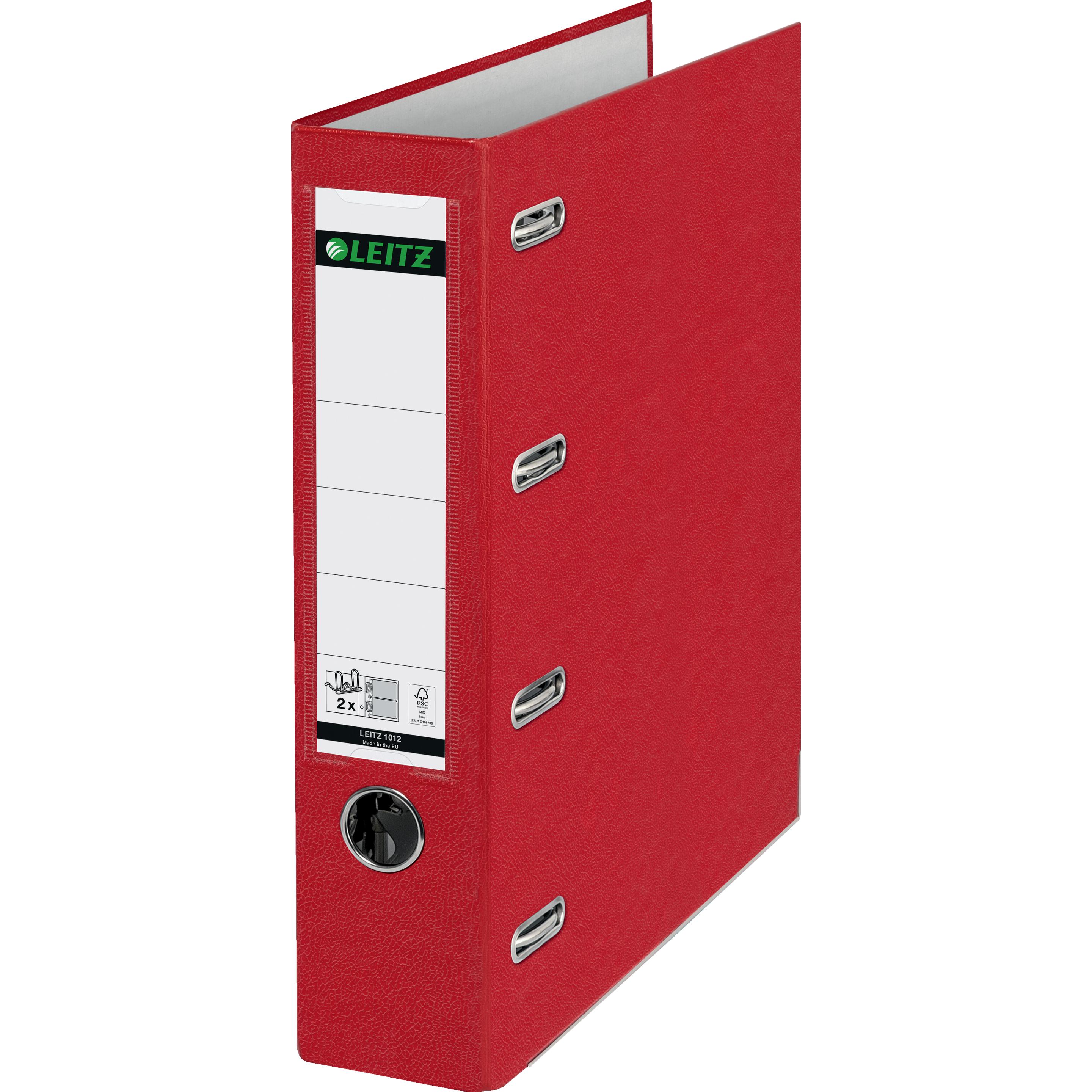 Leitz Plastik-Doppelordner mit zwei Mechaniken (A5, 75 mm, 1 Stk.) (1012-00-25)