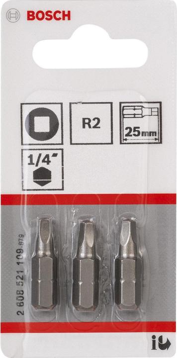 Productafbeelding Bosch Professional Zubehör Schroevendraaierbit R2 (Vierkant stopcontact)