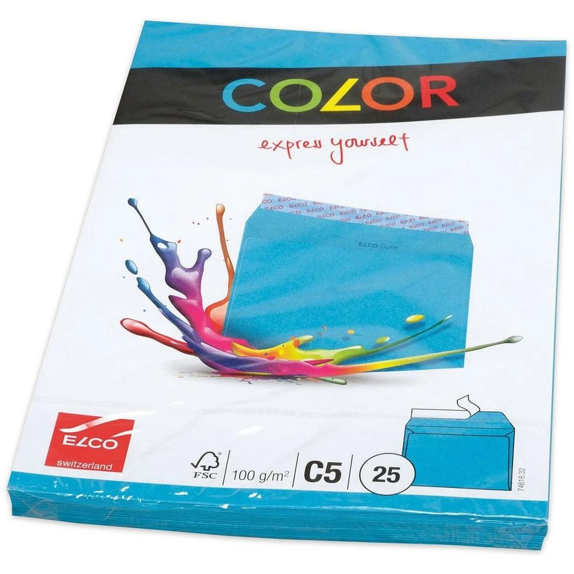 Thumbnail - Elco, Briefumschlag, Couvert Color (C5, 25 x)
