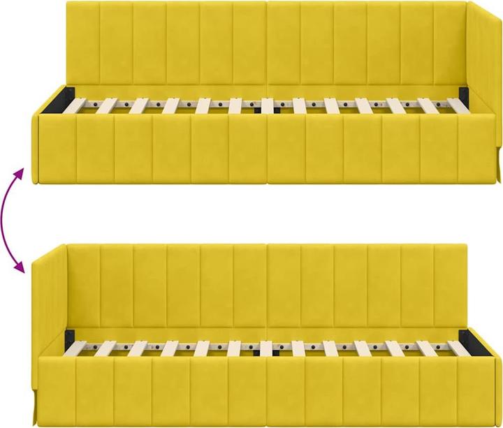 Image du produit vidaXL Eckbettgestell (80 x 200 cm)