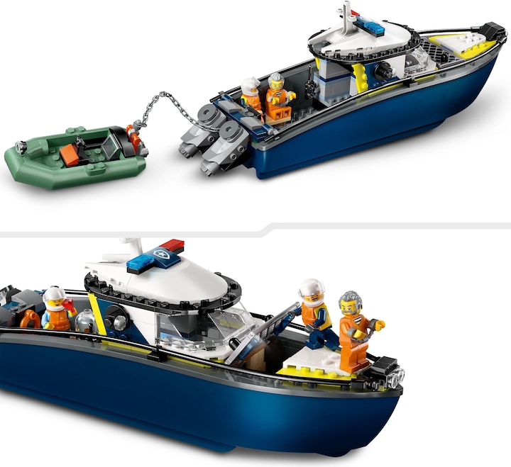 Produktbild LEGO Verfolgungsjagd im Polizeiboot (60456, LEGO City)