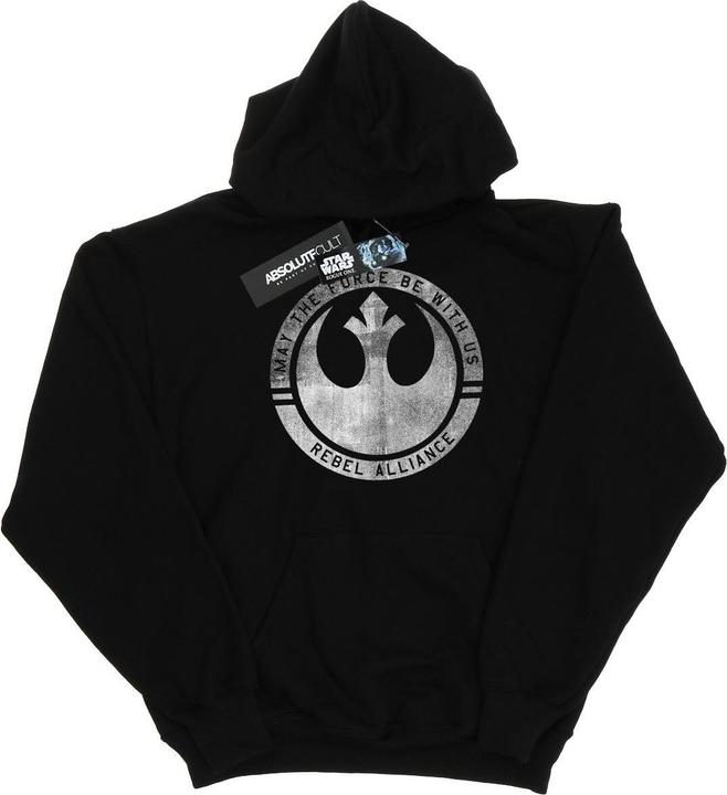 Immagine prodotto Star Wars Rogue One May The Force Be With Us Felpa con Cappuccio Uomo (L)