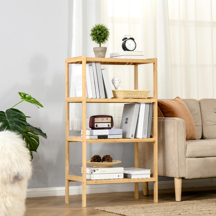 Immagine prodotto Homcom Scaffale indipendente con design antiribaltamento (33 x 33 x 112 cm)