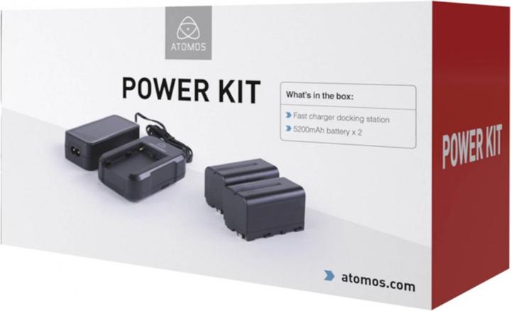 Image du produit Atomos Kit d'alimentation 2 pour Shogun/Ninja Inferno & Flame (Chargeur de batterie d'appareil photo)
