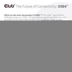 Produktbild Club 3D USB Typ C – USB Typ C (1 m, USB 4.0, 240 W)