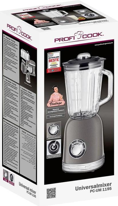 Produktbild Proficook Standmixer PC-UM 1195 Anthrazit (800 W)