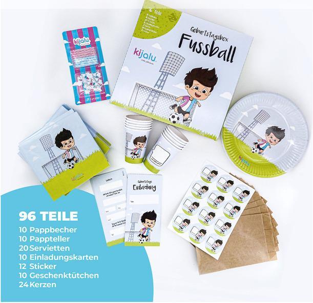 Kijalu Birthday Box Football 96pcs (1 pcs.)