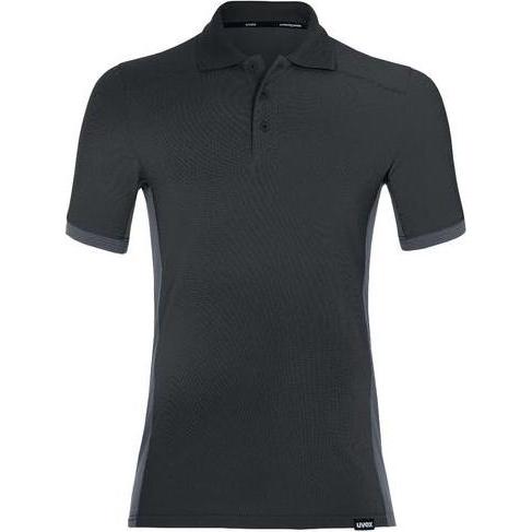 Uvex Safety, Arbeitsjacke, Poloshirt uvex suXXeed industry grau, graphit XL (XL)