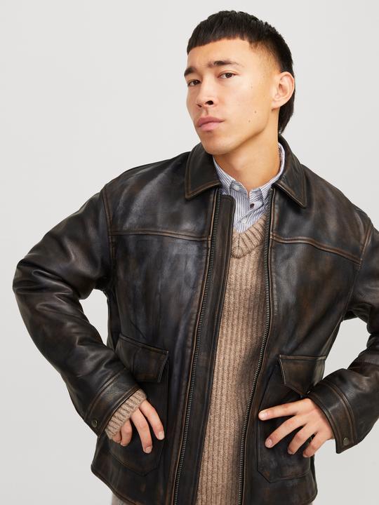 Actual product image Jack & Jones Lederjacke Lederjacke (XXL)