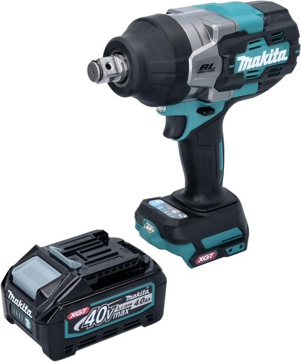 Actual product image Makita TW 001 GM1 Battery impact wrench 40 V max. 1800 Nm brushless XGT + 1x battery 4.0 Ah - without