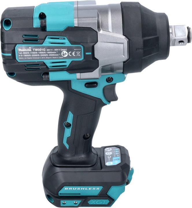 Actual product image Makita TW 001 GM1 Battery impact wrench 40 V max. 1800 Nm brushless XGT + 1x battery 4.0 Ah - without