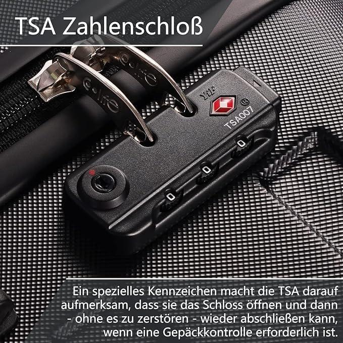 Produktbild Coolife 3-teiliges Hartschalenkoffer Set