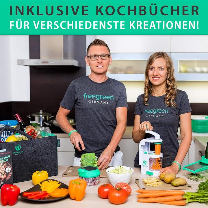 Produktbild Freegreen Spiralschneider mit Auffangsbehälter