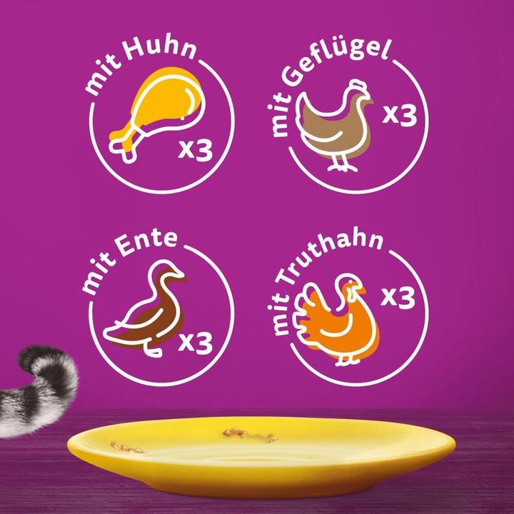 Produktbild Whiskas Geflügel Auswahl (Senior, 12 Stk., 1020 g)