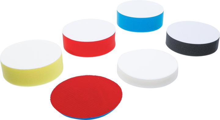 Actual product image BGS Polierschwamm-Satz | Ø 150 mm | 6-tlg.