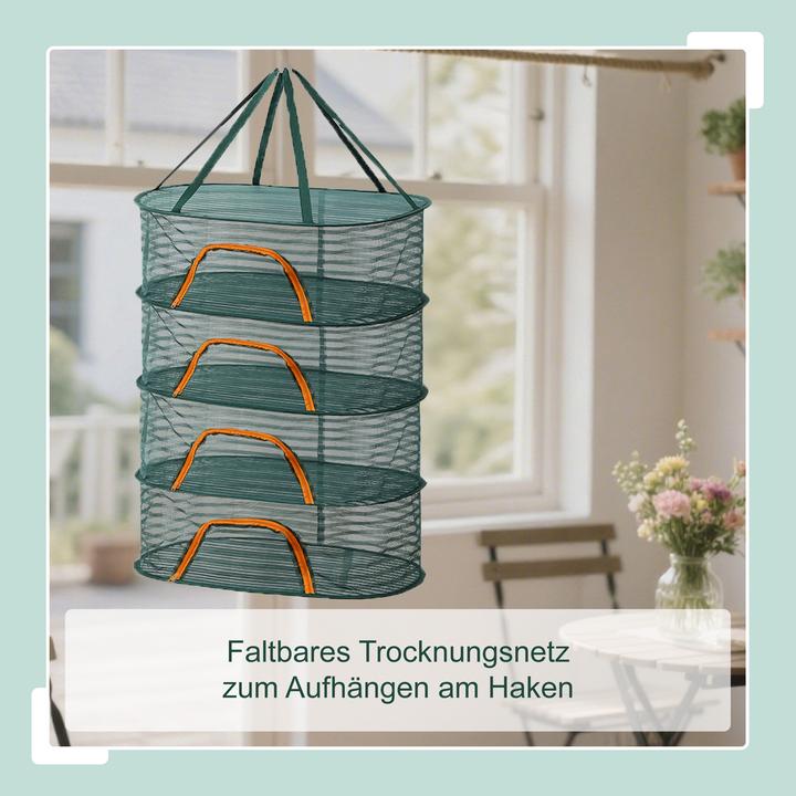 Actual product image Relaxdays Faltbares Trockennetz Oval