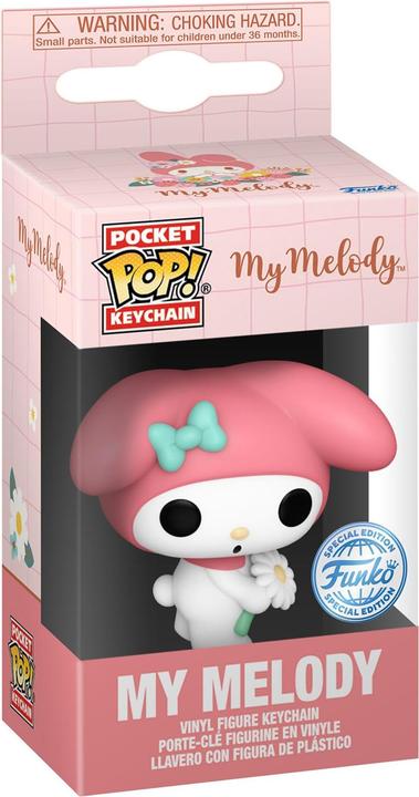 Actual product image Funko HELLO KITTY - Pocket Pop Keychains - My Melody (Spring Time)