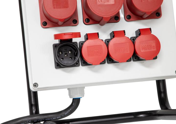 Image du produit Brennenstuhl Distributeur de courant BSV 4/32 FS CEE, 2m H07RN-F5G4.0 FI+LS, fiche 5p 400V/32A (IP44), 3x CEE (7 x, Type 13)
