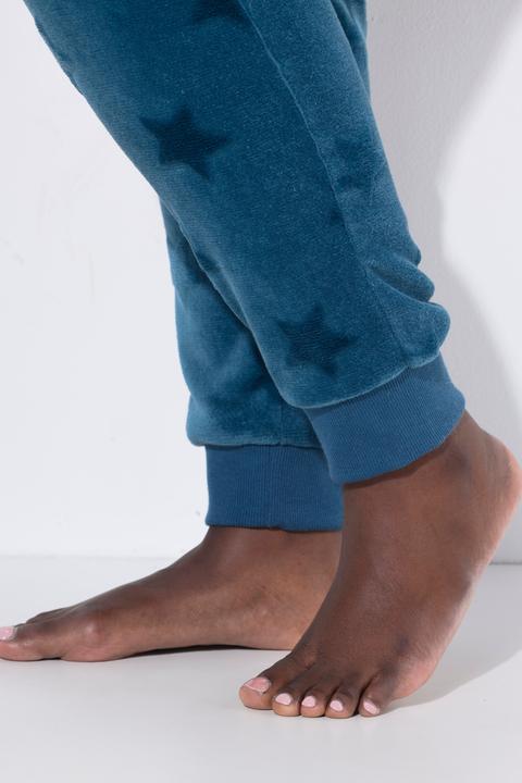 Produktbild Ulla Popken Homewear-Hose, Sternenstruktur, Elastikbund (54, 56)