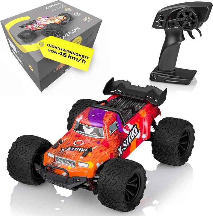 Produktbild Overmax Strike - RC auto voor Kindren 4x4 - Terreinwagen 1:16 - Snelheid tot 45km/u - Bereik tot 100m