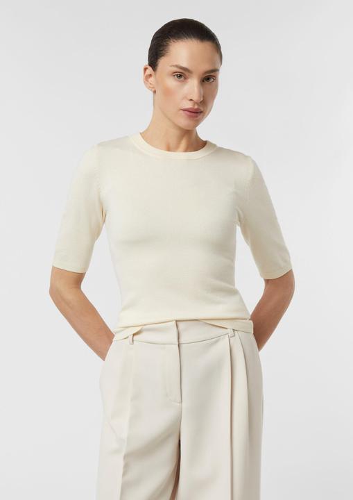 Produktbild Comma Strickpullover Kurzarmpullover im Slim Fit (42)