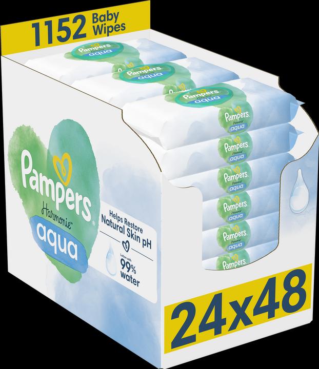 Image du produit Pampers Harmonie Aqua (1152 pièce(s))
