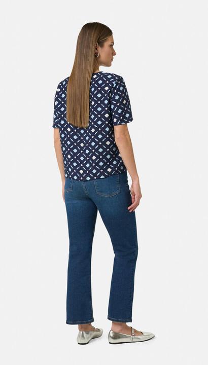 Image du produit Comma Bluse Twilllbluse mit All-over-Print (42)