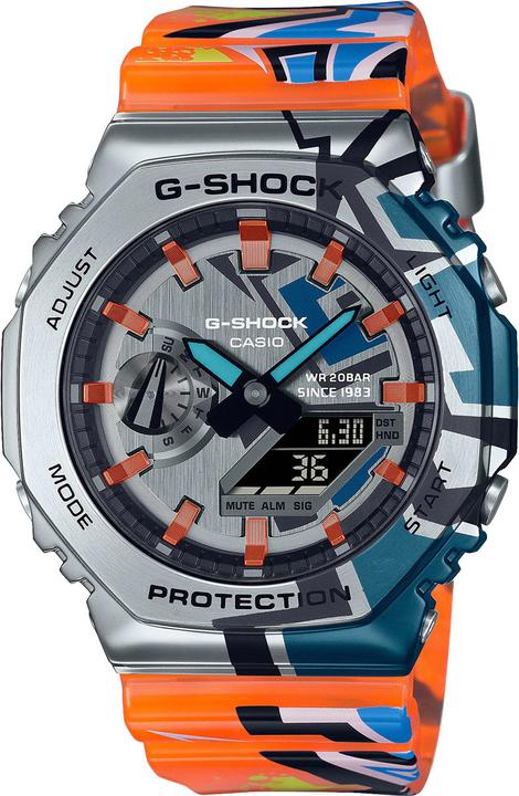 Casio G-Shock Street Spirit - GM-2100SS-1AER (Digital watch, Analogue wristwatch, 44 mm)